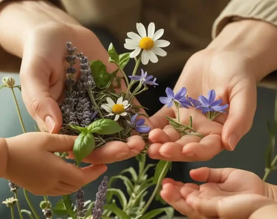 1m2 : ma santé - une association qui aide à comprendre les plantes, éveiller les enfants, transmettre autrement.